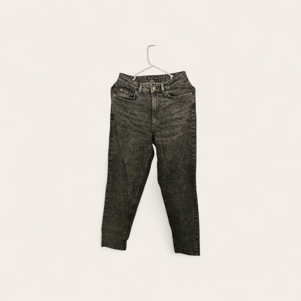 Women's Charcoal Denim Jeans - Picture 3 of 5